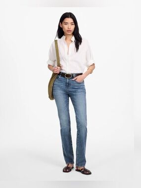 Madewell High-Rise Stovepipe Jeans, Ashland wash Super Stretch Size 31